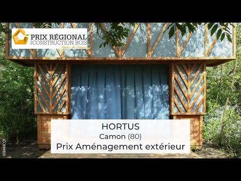 Prix Aménagement Extérieur : « Hortus » – Prix Régional de la Construction Bois 2025