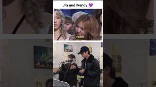 Download lagu Jin And Wendy Then Vs Now 😍✨ #bts #jin #wendy #heartonthewindow mp3