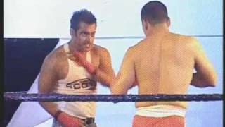 Dabangg superstar Salman Khan in a boxing match for Dixcy Scott Innerwear