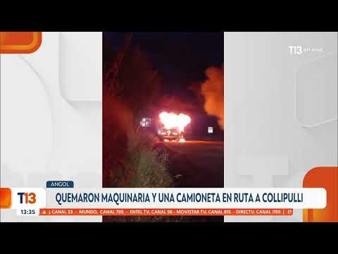 Atentado incendiario en Angol: es el segundo ataque en 24 horas