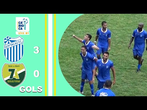 GOYTACAZ 3X0 7 DE ABRIL - CARIOCA SÉRIE B1 2023 -TAÇA CORCOVADO - 6ª RODADA