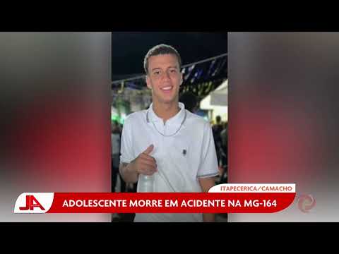 Itapecerica/Camacho: Adolescente morre em acidente na MG-164