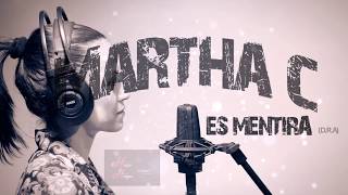 Christian Nodal   Es Mentira  "MARTHA C"    Video Lyric  Cover  Colombia