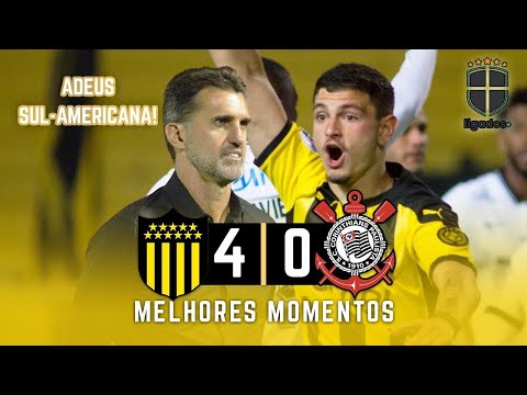 Penarol 4 x 0 Corinthians | Melhores Momentos | Sulamericana 13/05/2021