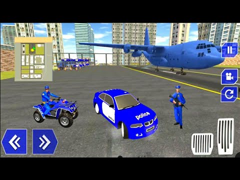 US Police Plane Cargo Transport Game_ Android Gameplay #11