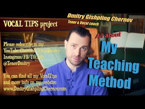 VocalTips project - My method of voice development.