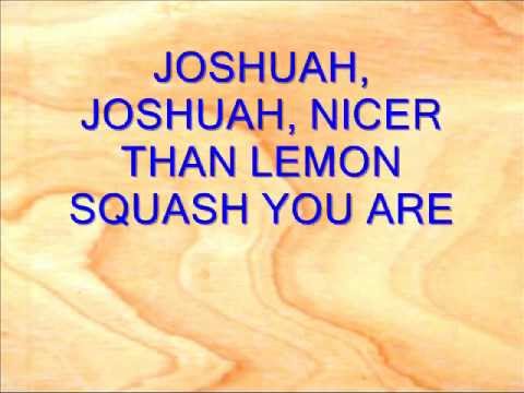 JOSHU-AH A SONG FROM 1910 WRITTEN BY GEORGE ARTHURS AND BERT LEE.