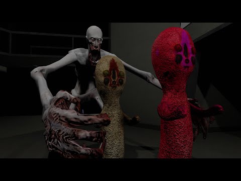 SCP 173 VS SCP 096 Fight Animation