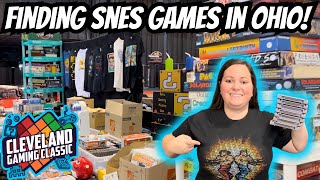THIS Video Game Convention in OHIO had Super Nintendo GAMES! COMPLETE SNES SET!