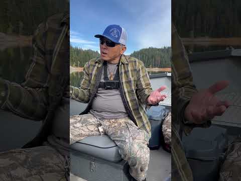 Kokanee Takedown in the middle of an interview!  #Fishing #Shorts #Kokanee