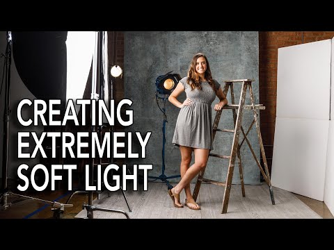 Lighting Tutorial: Ultra-Soft Portraits with Softbox, Diffusion & V-Flats