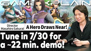 Sakurai Hosting Special Video Presentation for Smash Ultimate's Hero DLC