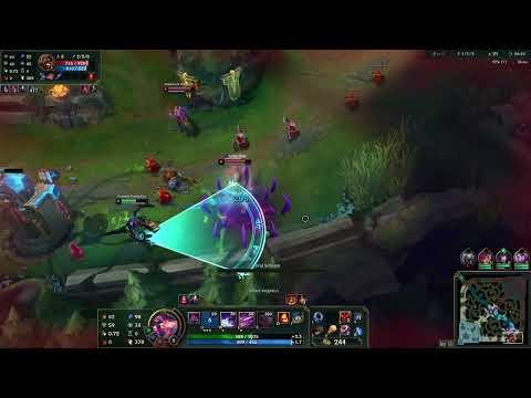 Cho'gath Soraka vs Xayah Brand Bot D3 (W) 13.23 12/4/11