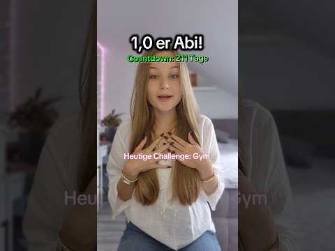 1.0 Abitur! Countdown #abi #abitur #1erdurschnitt #gutengrades #gym #gymmotivation #discipline #s...