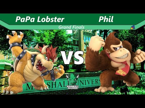 MS 3/3/20 - PaPa Lobster (Bowser) vs Phil (DK, Falco) - Grand Finals - SBBU
