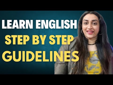 Step by Step guidelines to Learn English #learnenglish #communicationskills #speakenglishfluently