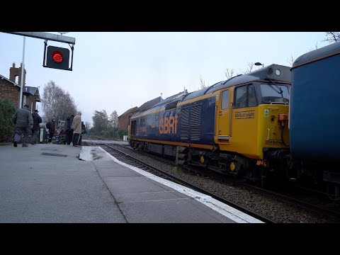 GBRf Class 50s at Beverley 22/12/2022 "The Beverley Christmas Carol"