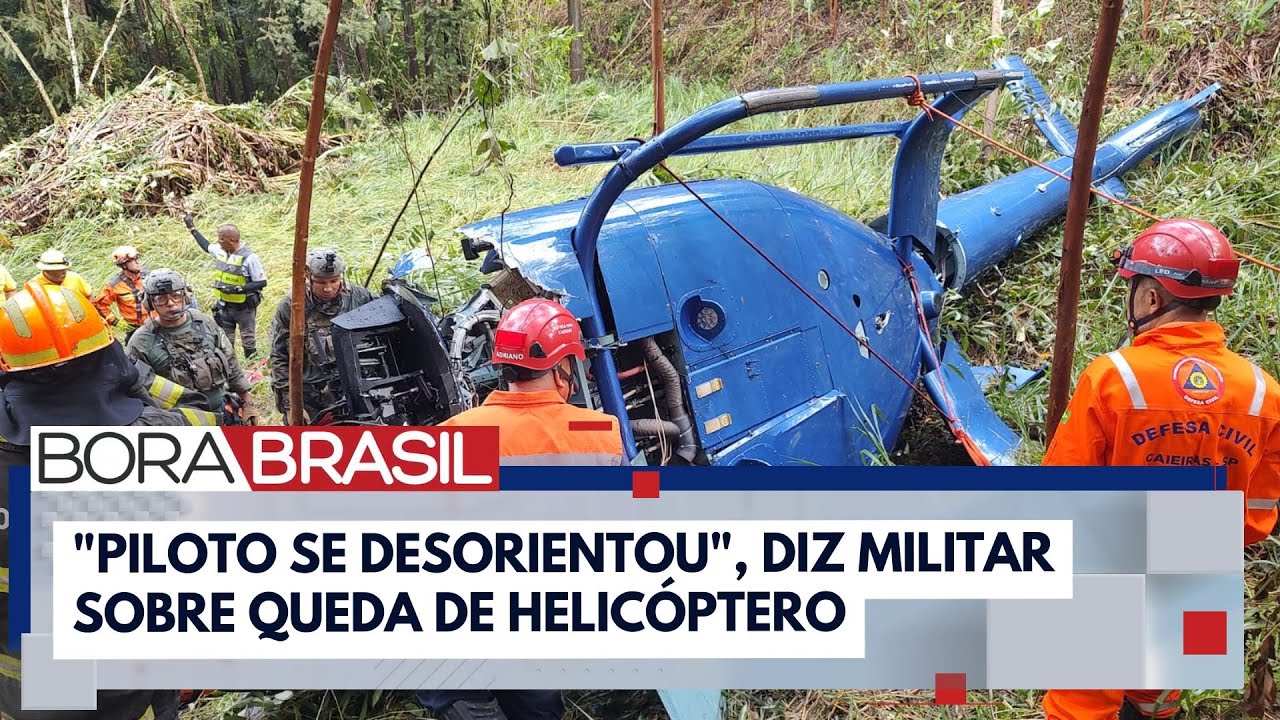 "Piloto se desorientou", diz militar sobre queda de helicóptero | Bora Brasil