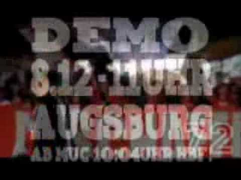 FÜR DEN ERHALT DER FANKULTUR! 8.12.2012 DEMO IN AUGSBURG! 12:12