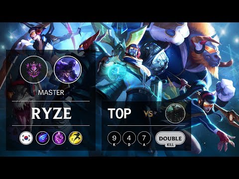 Ryze Top vs Mordekaiser - KR Master Patch 9.20