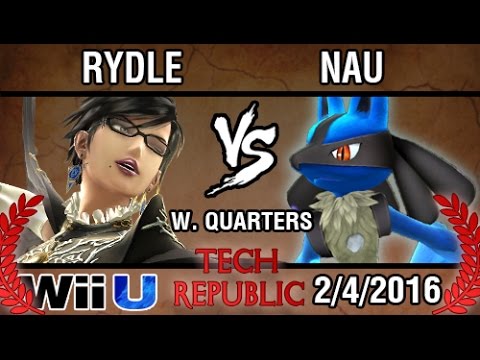 [Tech Republic] Rydle (Bayonetta) vs Nau (Lucario) SSB4 Winners Quarters