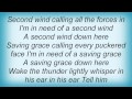 Tracy Bonham - Second Wind Lyrics