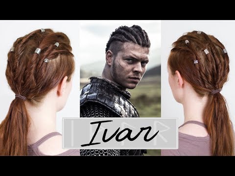 Vikings Men's Hair Tutorial - Ivar the Boneless Twist Style
