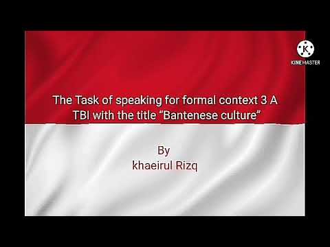 bantenese culture