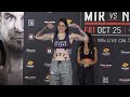Weigh Ins | Bellator 231: Mir vs. Nelson