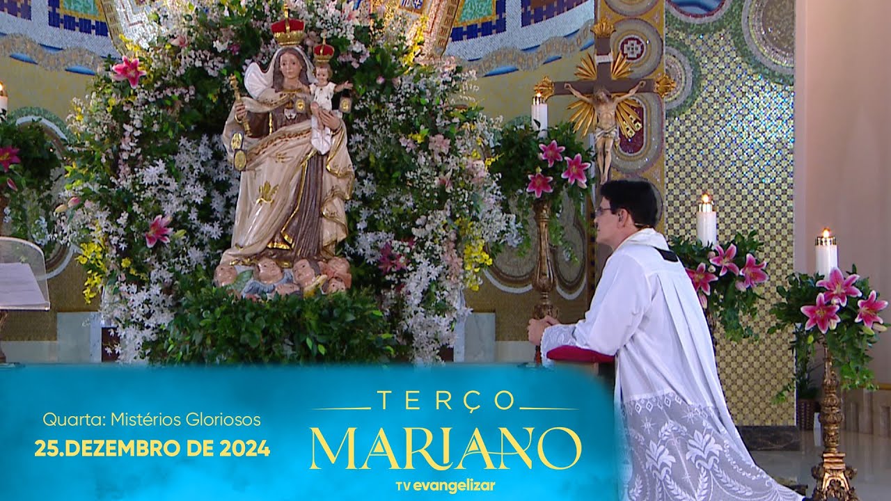 Quarta-Feira: Mistérios Gloriosos | Terço Mariano com @PadreManzottiOficial | 25/12/24