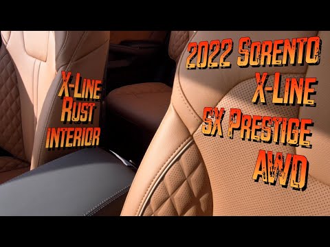 New 2022 Kia Sorento X-Line SX Prestige AWD w/ X-Line Rust Interior