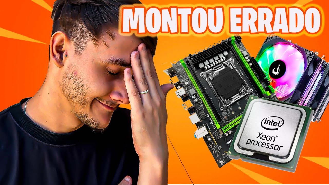 Olha como ele montou esse KIT XEON