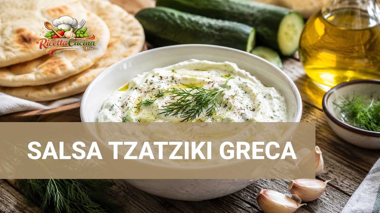Anteprima video di Video Ricetta Salsa Tzatziki | La ricetta della salsa greca cremosa e fresca