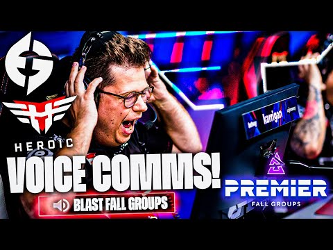 A Strong Start to BLAST Fall Groups! FaZe VOICE COMMS v EG & Heroic!
