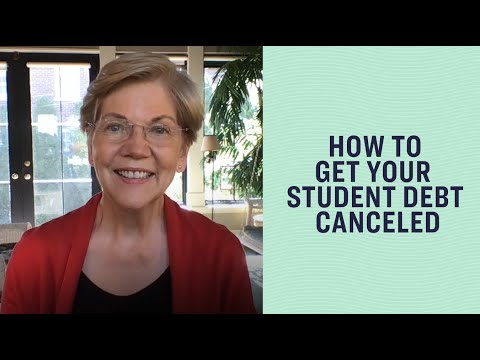 Video thumbnail for Elizabeth Warren Explains How To Get Your Student Debt Cancelled
