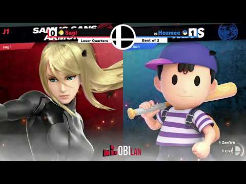 Obilan 2022 Loosers Top 8 Qualifier - Sagi (Zero Suit Samus) Vs. O2 | Hozmee (Ness)