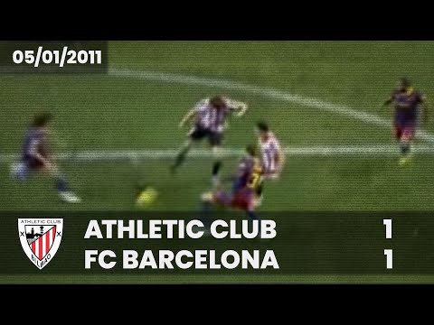 ⚽ [Copa del Rey 10/11] 1/16 ida I Athletic Club 1 – FC Barcelona 1 I LABURPENA