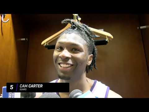 Kansas State Basketball | Cam Carter Postgame Interview | K-State 98, Michigan State 93