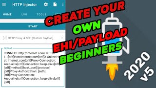 how to create your own vpn http injector ehi file and payload | Beginners Guide