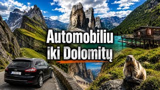 Automobiliu iki Italijos Dolomitų ⛰️ Austrijos grožybės. Vlogas