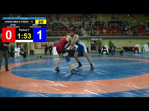 FS 74kg 020 Kordell REDDICK v  Karan DHILLON