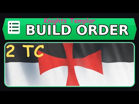 Age of empires 4 - INSANE Knights templar 1vs1 Ranked 2 TC 2025 kt guide