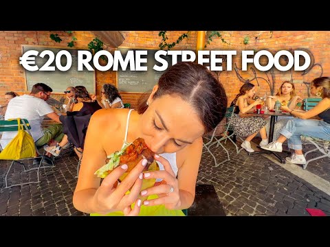 Top 5 Best Street Foods in Rome, Italy! 🇮🇹 (€20 DIY Rome Food Tour)