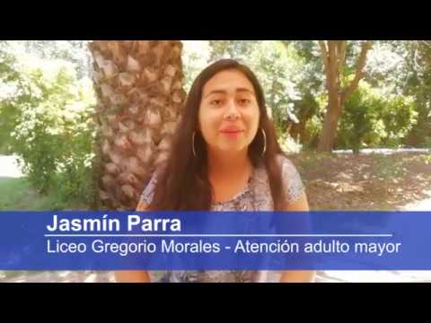 Testimonio Jasmín Parra - Liceo Gregorio Morales, atención adulto mayor