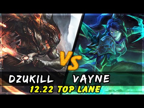 Dzukill - Yasuo vs Vayne TOP Patch 12.22 - Yasuo Gameplay