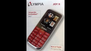 Olympia 2220 Joy II Mobile Phone for Seniors