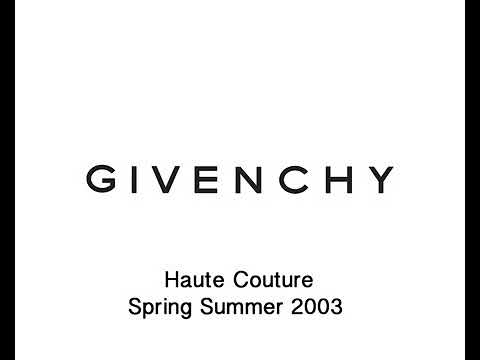 Givenchy haute couture spring/summer 2003