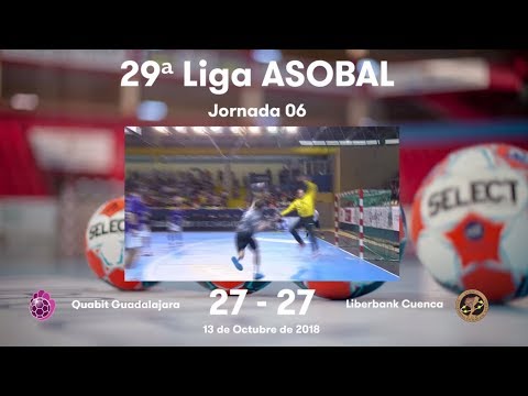 LIGA ASOBAL J06: Quabit Guadalajara - Liberbank Cuenca 27-27