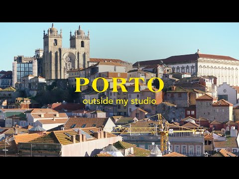 Outside my studio in Porto, Portugal