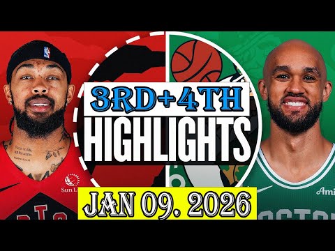 Boston Celtics vs Toronto Raptors 3rd+4th Qtr Jan 09.2026 Highlights | NBA hightlight